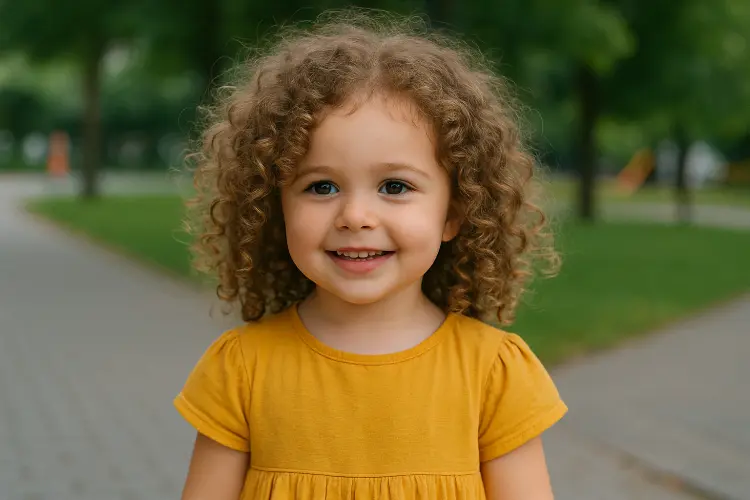 Model Rambut Keriting untuk Anak Perempuan yang Manis dan Menggemaskan