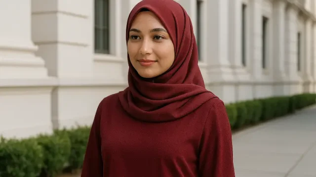 Warna Jilbab yang Cocok Dipadukan dengan Baju Maroon