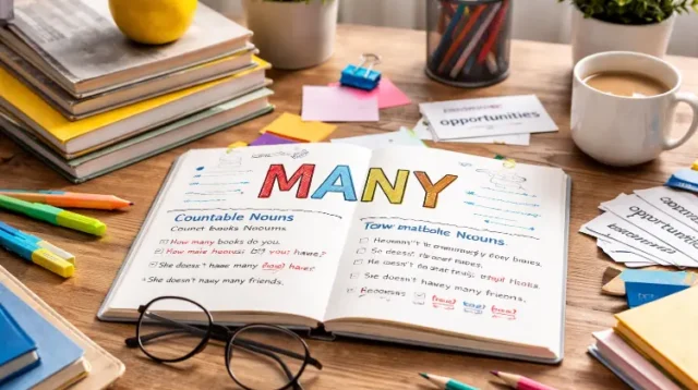 Many dalam Grammar English: Aturan, Contoh Kalimat, dan Kesalahan Umum yang Perlu Dihindari