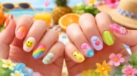Inspirasi Nail Art Musim Panas yang Fresh, Colorful & Super Cute!
